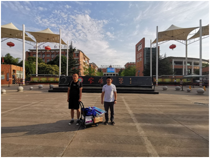 太阳集团tyc151赴生源基地宝鸡中学进行招生宣传活动